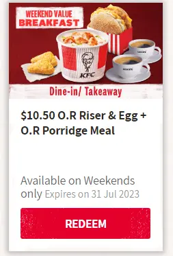 KFC Breakfast Promos