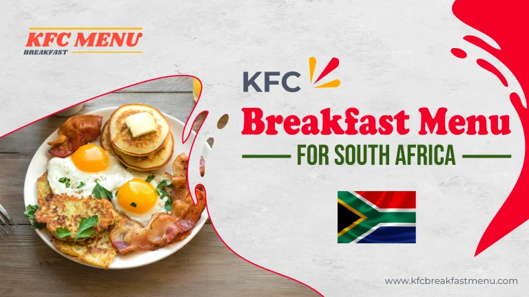 KFC Breakfast Menu Prices and Time in South Africa