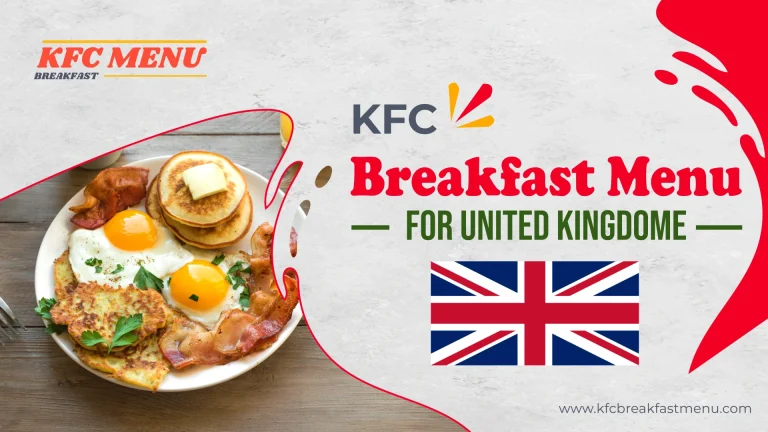 KFC Breakfast Menu UK with Prices