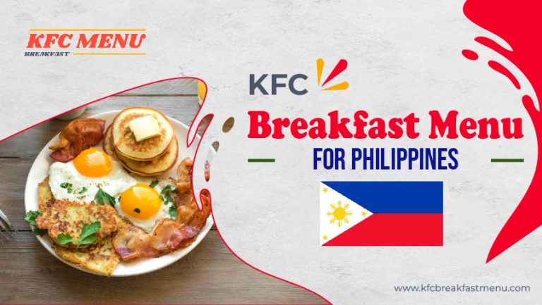 KFC Breakfast Menu Prices For Philippines