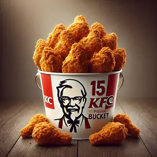 KFC 15 Piece KFC Bucket